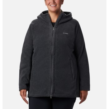 Columbia Hoodie Dames, Benton Springs II Long Plus Size Grijs, 26KJMBIUZ